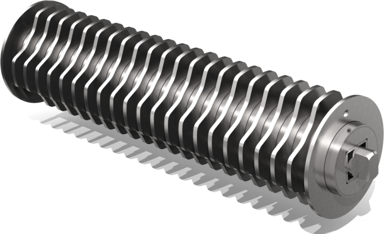 Soil axels designed for fine screening, output size 20 mm