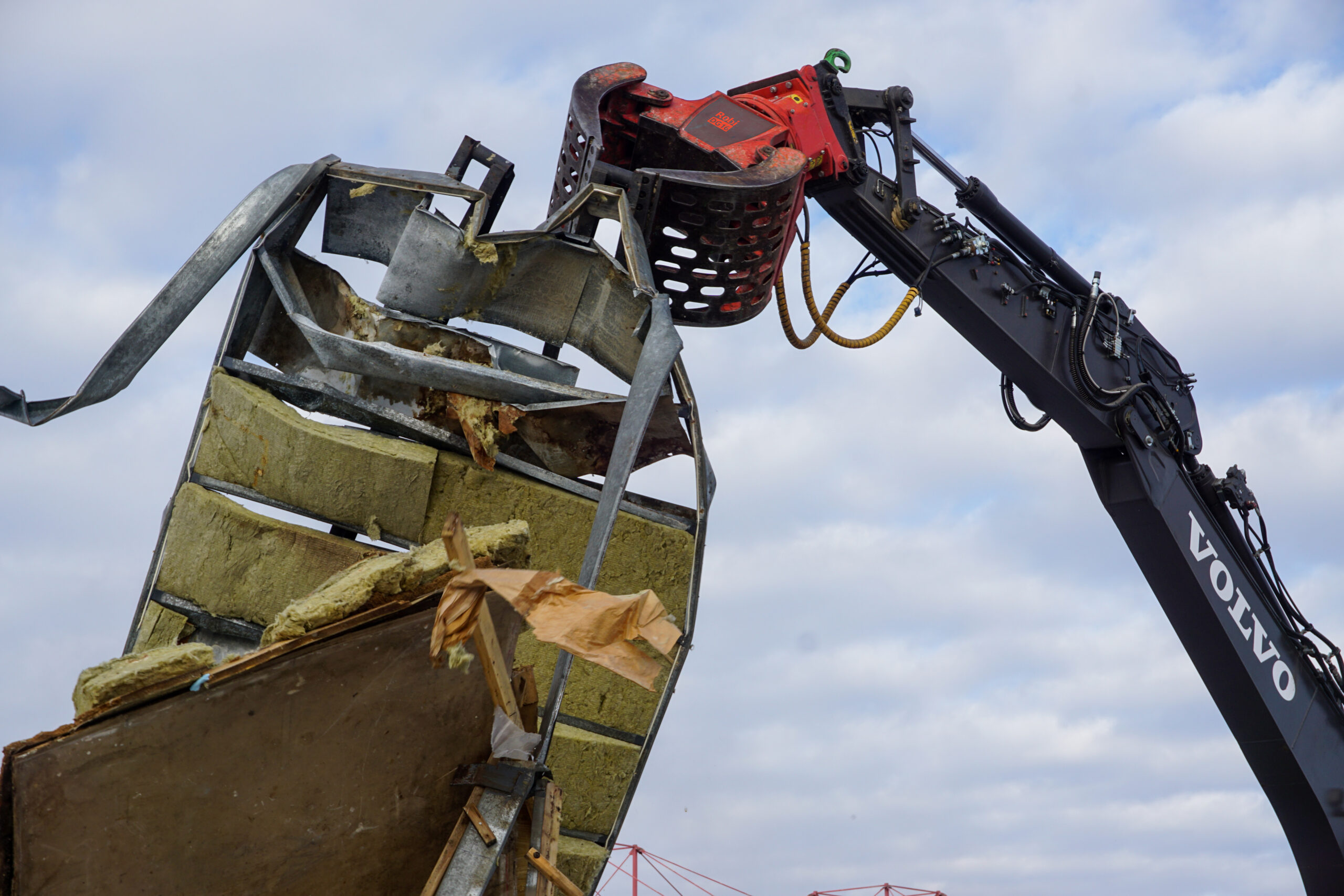Robi DG16 demolition and sorting grapple for excavators